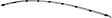 Rear, Driver Side, Outer Bumper Trim, Chrome