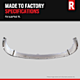 Rear, Driver Side, Outer Bumper Trim, Chrome