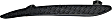 Rear, Passenger Side Bumper Trim, Black