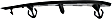 Rear, Passenger Side Bumper Trim, Black