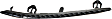 Rear, Driver Side Bumper Trim, Black