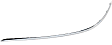 2012-2014 Mercedes Benz C300 - Rear, Driver Side, Outer Bumper Trim, Chrome
