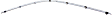 2012-2014 Mercedes Benz C300 - Rear, Driver Side, Outer Bumper Trim, Chrome