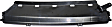 Rear, Driver or Passenger Side, Inner Bumper Trim, Black