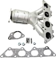 2002-2007 Mitsubishi Lancer - Front Catalytic Converter, Federal EPA Standard, 46-State Legal (Cannot ship to CA, CO, NY or ME), With Integrated Exhaust Manifold, 2.0L Engine