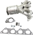 2002-2007 Mitsubishi Lancer - Front Catalytic Converter, Federal EPA Standard, 46-State Legal (Cannot ship to CA, CO, NY or ME), With Integrated Exhaust Manifold, 2.0L Engine