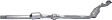 Passenger Side Catalytic Converter, 3.2L, 6Cyl, Federal EPA Standard, 46-State Legal (Cannot ship to CA, CO, NY or ME), Direct Replacement Series