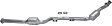 2002 Mercedes Benz E320 Base - Driver Side Catalytic Converter, 6 Cyl 3.2L, Federal EPA Standard, 46-State Legal (Cannot ship to CA, CO, NY or ME), Undercar, Direct Replacement Series