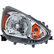 2014-2020 Mitsubishi Mirage - Passenger Side Halogen Headlight, With bulb(s), OE Replacement