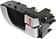 Front Or Rear, Passenger Side Silver Interior Door Handle