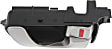 Front Or Rear, Passenger Side Silver Interior Door Handle