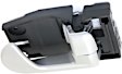 Front Or Rear, Passenger Side Silver Interior Door Handle