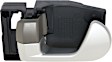 Front Or Rear, Driver Side Silver Interior Door Handle