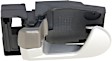 Front Or Rear, Driver Side Silver Interior Door Handle
