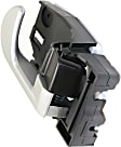 Front Or Rear, Passenger Side Silver Interior Door Handle