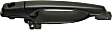 Front, Driver Side Primed Exterior Door Handle, With Key Hole