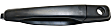 Front, Driver Side Textured Black Exterior Door Handle, With Key Hole