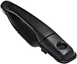 Front, Driver Side Textured Black Exterior Door Handle, With Key Hole