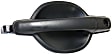 Front, Driver Side Textured Black Exterior Door Handle, With Key Hole, Sport Utility