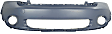 Front Primed Bumper Cover, With Chrome Molding Holes, For Base Model