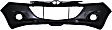 Front Primed Bumper Cover, 4 Cyl., 1.5L Engine, Hatchback, With Fog Light Holes, Without Parking Aid Sensor Holes
