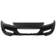 Front Primed Bumper Cover, With Fog Light Holes, Without Parking Aid Sensor Holes, Without Headlight Washer Holes