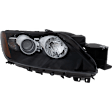 2010-2011 Mazda CX-7 - Passenger Side Headlight, with Bulb, Halogen, Clear Lens