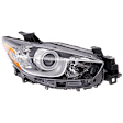 Passenger Side Halogen Headlight, Without bulb(s), OE Replacement