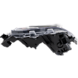Driver Side Headlight, without Bulb, HID/Xenon, Hatchback/Sedan without Auto-Leveling