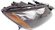 Passenger Side Headlight, without Bulb, HID/Xenon, Clear Lens