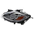 Driver Side Halogen Headlight, Without bulb(s), OE Replacement, CAPA Certified