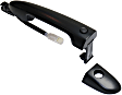 2010-2013 Mazda 3 - Front, Driver Side Exterior Door Handle, Primed, With Key Hole, With Remote Keyless Entry, 4-Pin, Left Hand Drive