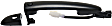2010-2013 Mazda 3 - Front, Driver Side Exterior Door Handle, Primed, With Key Hole, With Remote Keyless Entry, 4-Pin, Left Hand Drive