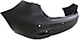 Rear Primed Bumper Cover, 4 Cyl., 2.5L Engine, With Parking Aid Sensor Holes