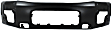 Front Bumper, Painted Black, Without Mounting Brackets