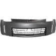 2006-2009 Nissan 350Z - Front Primed Bumper Cover, With Fog Light Holes, Without Park Distance Control