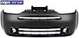 Front Primed Bumper Cover, Except Krom Model, 4 Cyl., 1.8L Engine, CAPA Certified
