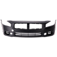 Front Primed Bumper Cover, 6 Cyl., 3.5L Engine, With Fog Light Holes, CAPA Certified