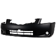 Front Primed Bumper Cover, Without Fog Light Holes, For Base/S Models, 2.0L Engine