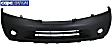 2014 Nissan Armada - Front Upper - Primed, Lower - Textured Bumper Cover, CAPA Certified