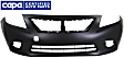 2012-2014 Nissan Versa - Front Primed Bumper Cover, Sedan, Manual/(Automatic, 4 Speed) Transmission, CAPA Certified