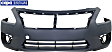 Front Primed Bumper Cover, Sedan, CAPA Certified