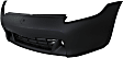 Front Primed Bumper Cover, Coupe/Convertible, For Base/Touring Models, CAPA Certified