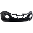 Front Primed Bumper Cover, With Tow Hook Holes, Without Tow Hook Cover