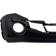 Front Primed Bumper Cover, With Tow Hook Holes, Without Tow Hook Cover