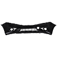 Front Upper - Primed, Lower - Textured Bumper Cover CAPA Certified