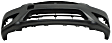 Front Primed Bumper Cover, Sedan, Without Chrome Insert