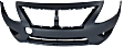 2018 Nissan Versa - Front Primed Bumper Cover, For Models With Chrome Insert