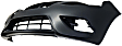 Front Primed Bumper Cover, Sedan, With Chrome Insert, CAPA Certified