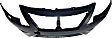 Front Primed Bumper Cover, Sedan, With Chrome Insert, CAPA Certified